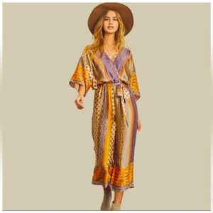 Zara Ingrid Paisley Border Print Jumpsuit